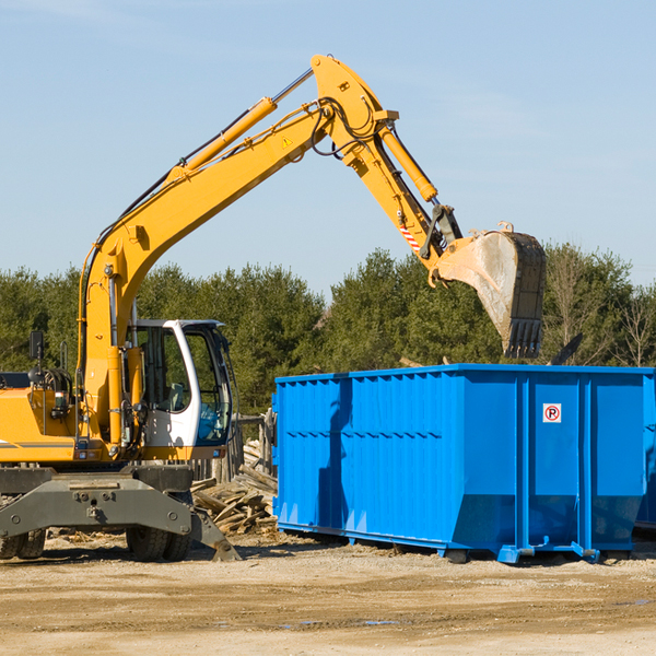 are there any restrictions on where a residential dumpster can be placed in Drew County AR